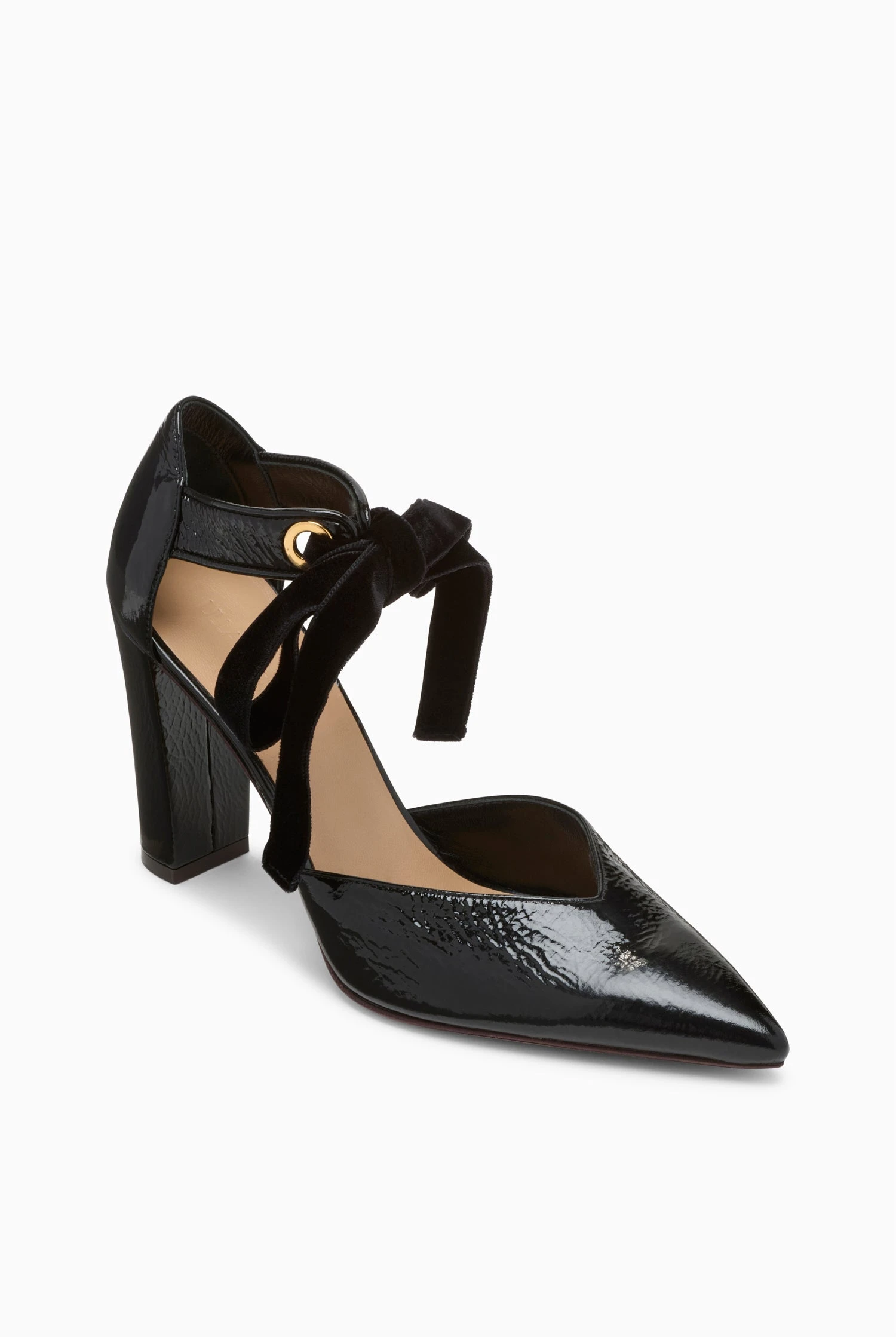 ULLA JOHNSON Corinna Eyelet Detail High Heel - Noir 2 ULLA JOHNSON Corinna Eyelet Detail High Heel - Noir - Image 2