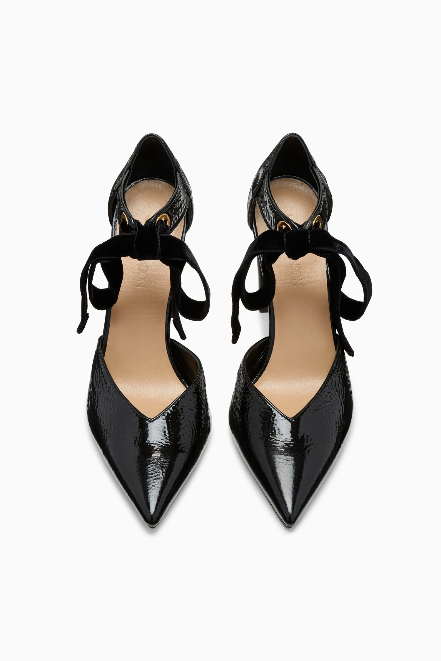 ULLA JOHNSON Corinna Eyelet Detail High Heel - Noir 4 ULLA JOHNSON Corinna Eyelet Detail High Heel - Noir - Image 4