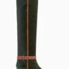 ULLA JOHNSON Kiki Patchwork Boot - Militaire Mixte