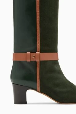 ULLA JOHNSON Kiki Patchwork Boot - Militaire Mixte 13 ULLA JOHNSON Kiki Patchwork Boot - Militaire Mixte -ULLA JOHNSON Outlet UJ45142A PATCHWORKKIKIBOOT MILITAIREMIXTESUEDE CALFSKIN c web