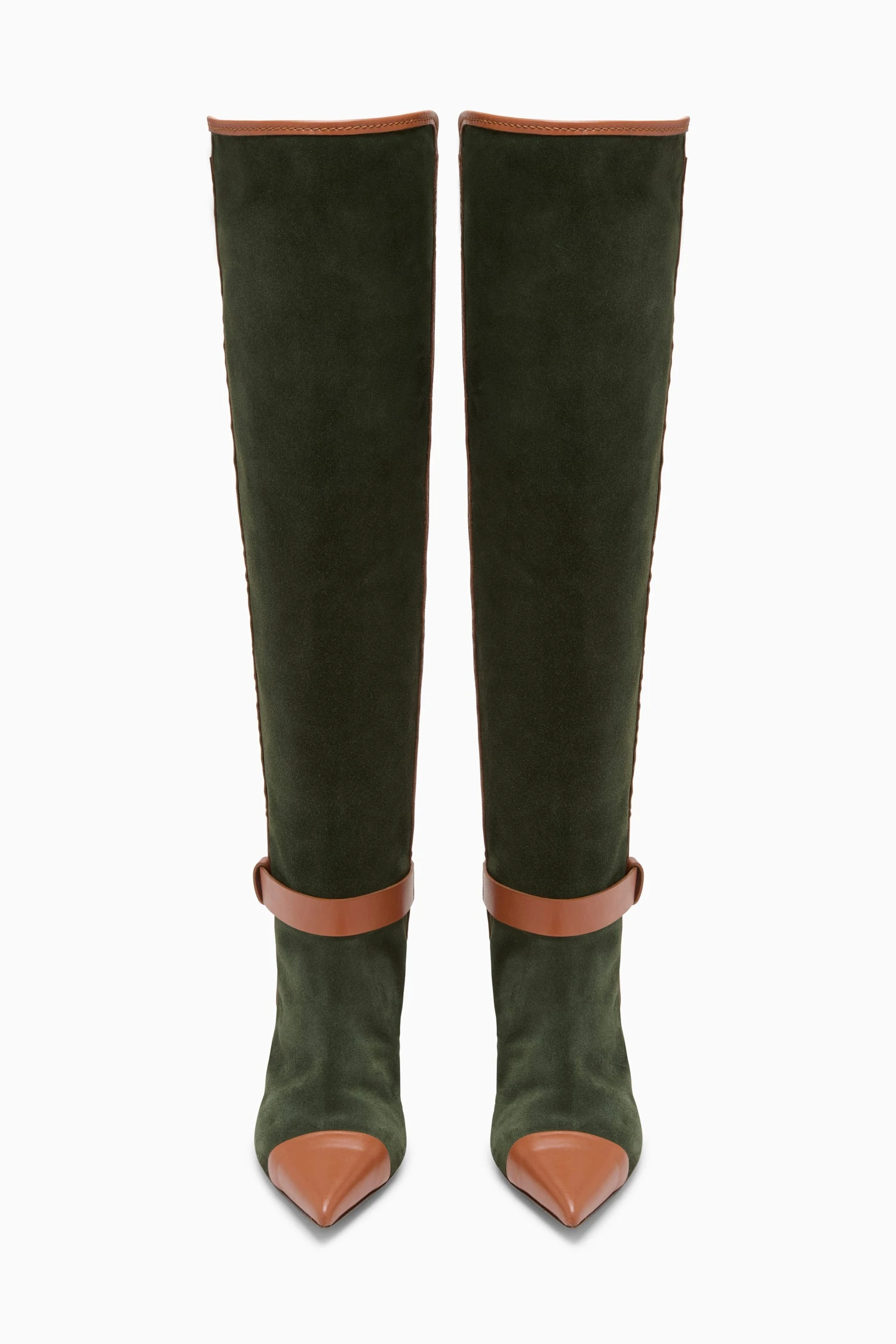 ULLA JOHNSON Kiki Patchwork Boot - Militaire Mixte 5 ULLA JOHNSON Kiki Patchwork Boot - Militaire Mixte - Image 5