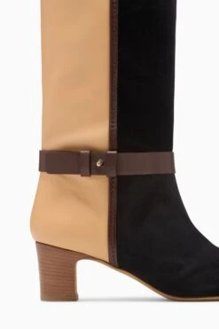 ULLA JOHNSON Kiki Patchwork Boot - Almond Mixte 13 ULLA JOHNSON Kiki Patchwork Boot - Almond Mixte -ULLA JOHNSON Outlet UJ45142B PATCHWORKKIKIBOOT ALMONDMIXTESUEDE CALFSKIN SHEARLING c web
