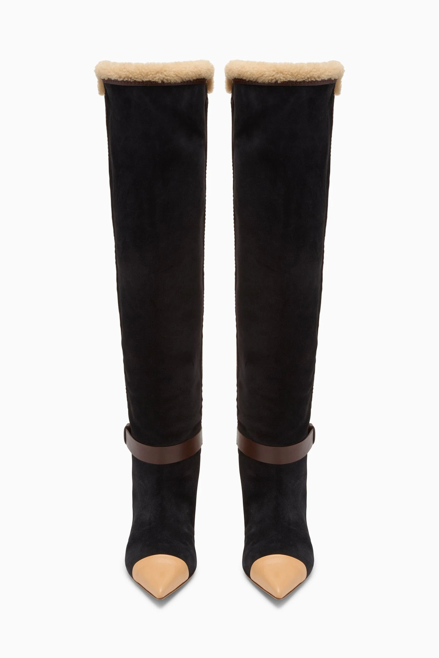 ULLA JOHNSON Kiki Patchwork Boot - Almond Mixte 5 ULLA JOHNSON Kiki Patchwork Boot - Almond Mixte - Image 5