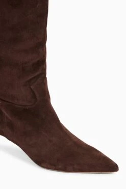 ULLA JOHNSON Carolina Knee High Boot - Sequoia 6 ULLA JOHNSON Carolina Knee High Boot - Sequoia -ULLA JOHNSON Outlet UJ45400A CAROLINA KNEE HIGH BOOT SEQUIA. SUEDE c r