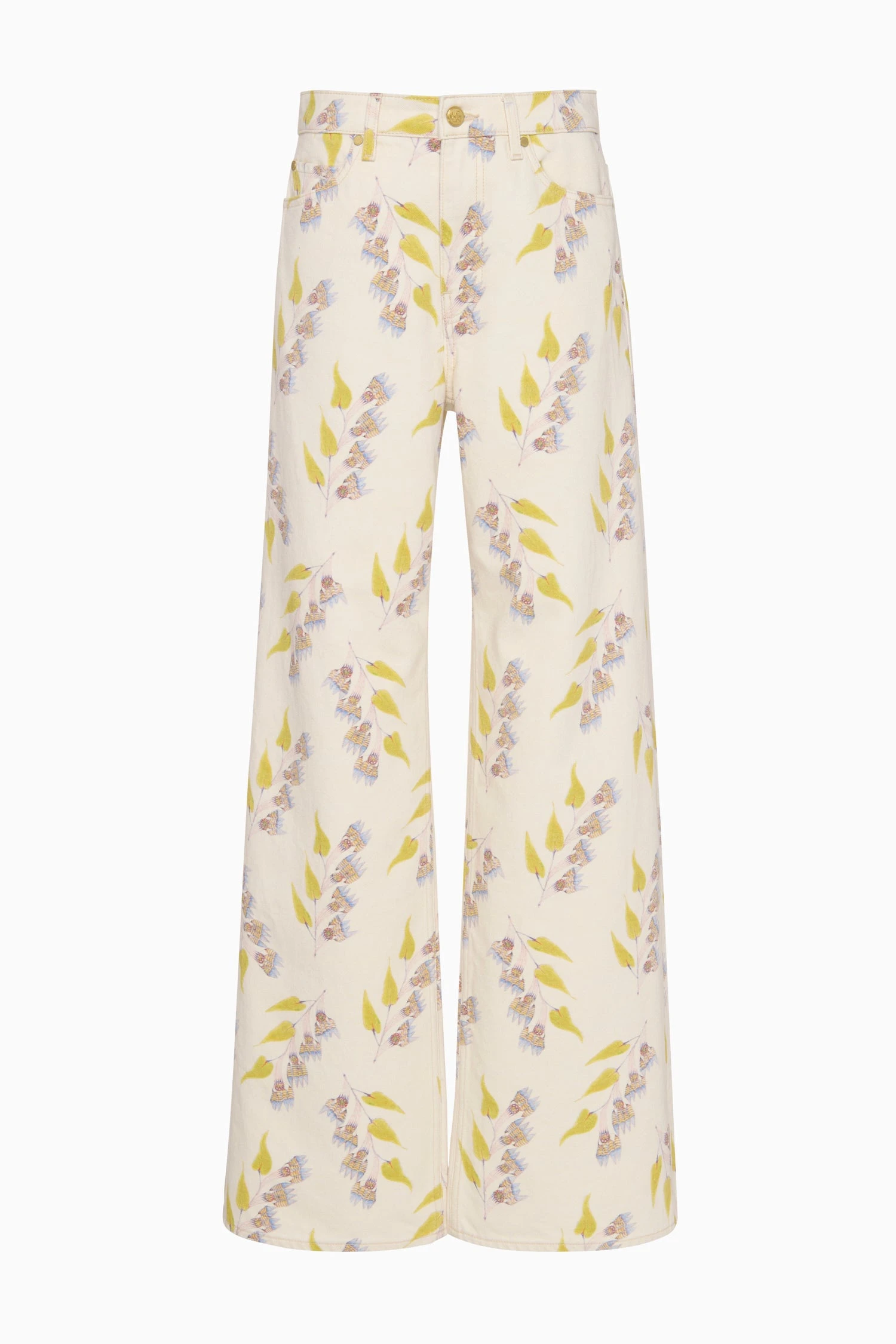 ULLA JOHNSON The Willow Wide Leg Jean - Infinite Flower 2 ULLA JOHNSON The Willow Wide Leg Jean - Infinite Flower - Image 2