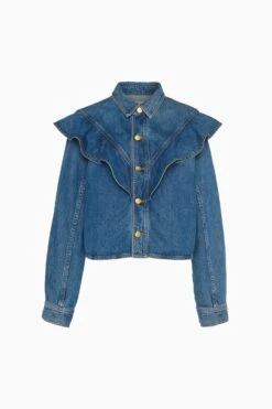 ULLA JOHNSON The Mathilde Shirt - Danube