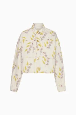 ULLA JOHNSON The Bobbi Cropped Jacket - Infinite Flower