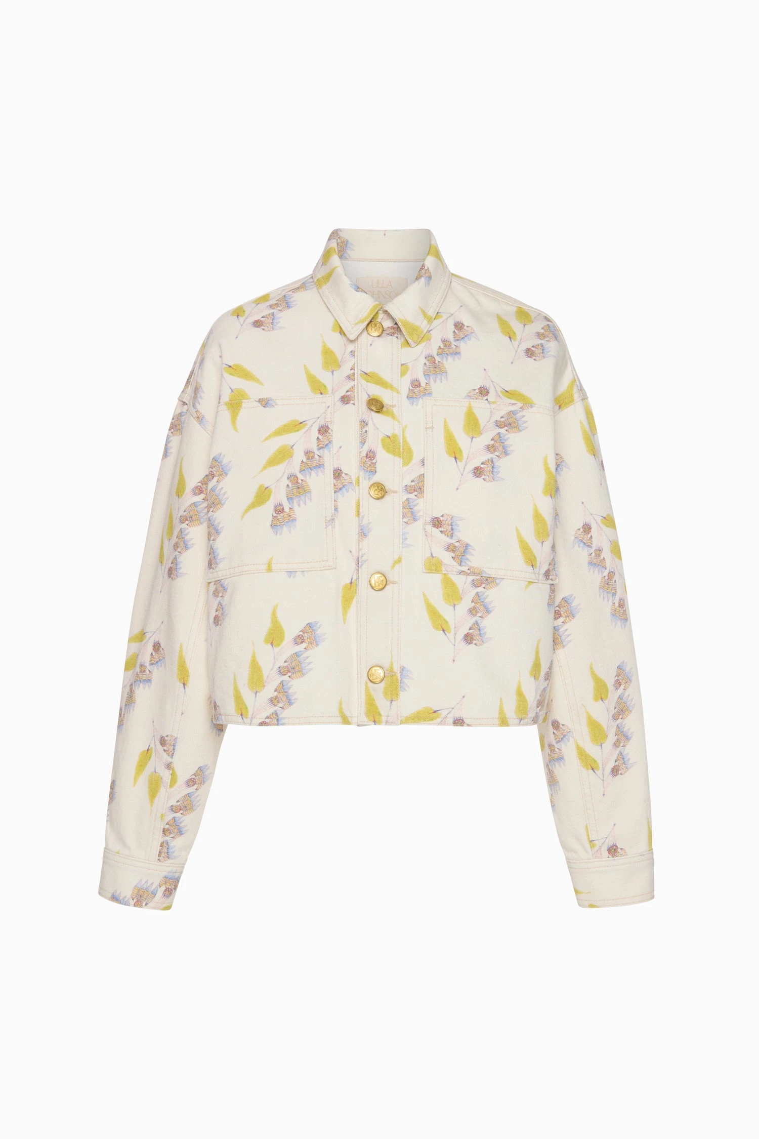 ULLA JOHNSON The Bobbi Cropped Jacket - Infinite Flower 1 ULLA JOHNSON The Bobbi Cropped Jacket - Infinite Flower