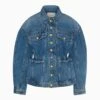 ULLA JOHNSON The Odette Jacket - Danube Medium Indigo Wash