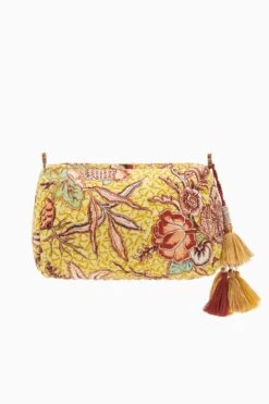 ULLA JOHNSON Priya Makeup Bag - Calla Lily