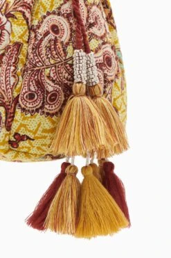 ULLA JOHNSON Priya Makeup Bag - Calla Lily -ULLA JOHNSON Outlet UJ991330 PriyaMakeupBag CALLALILY c r web