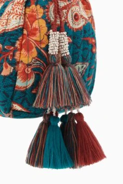 ULLA JOHNSON Priya Makeup Bag - Delphinium -ULLA JOHNSON Outlet UJ991330 PriyaMakeupBag DELPHINIUM c r