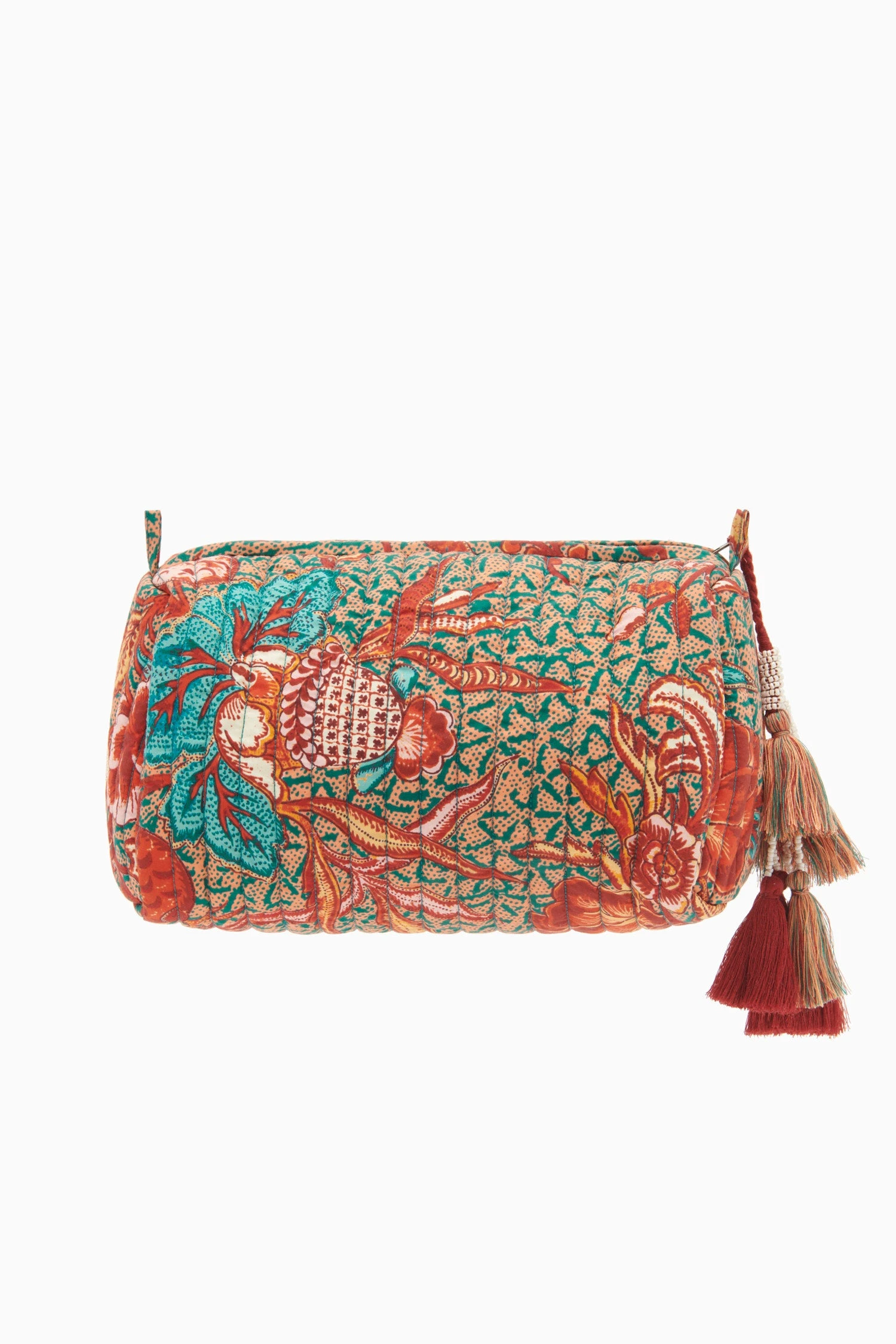 ULLA JOHNSON Priya Makeup Bag - Primrose 1 ULLA JOHNSON Priya Makeup Bag - Primrose