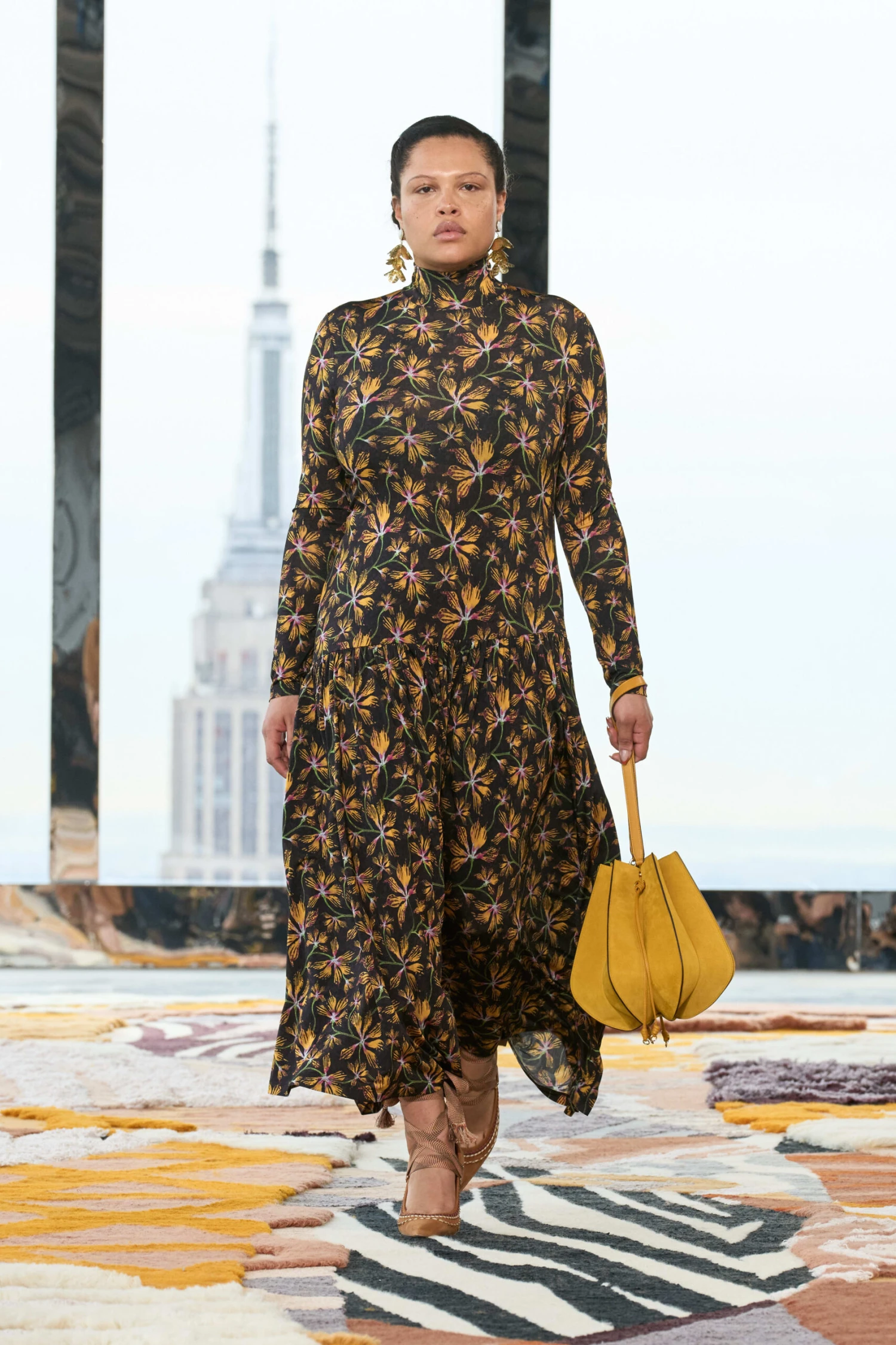 ULLA JOHNSON Fernanda Dress - Maple 5 ULLA JOHNSON Fernanda Dress - Maple - Image 5