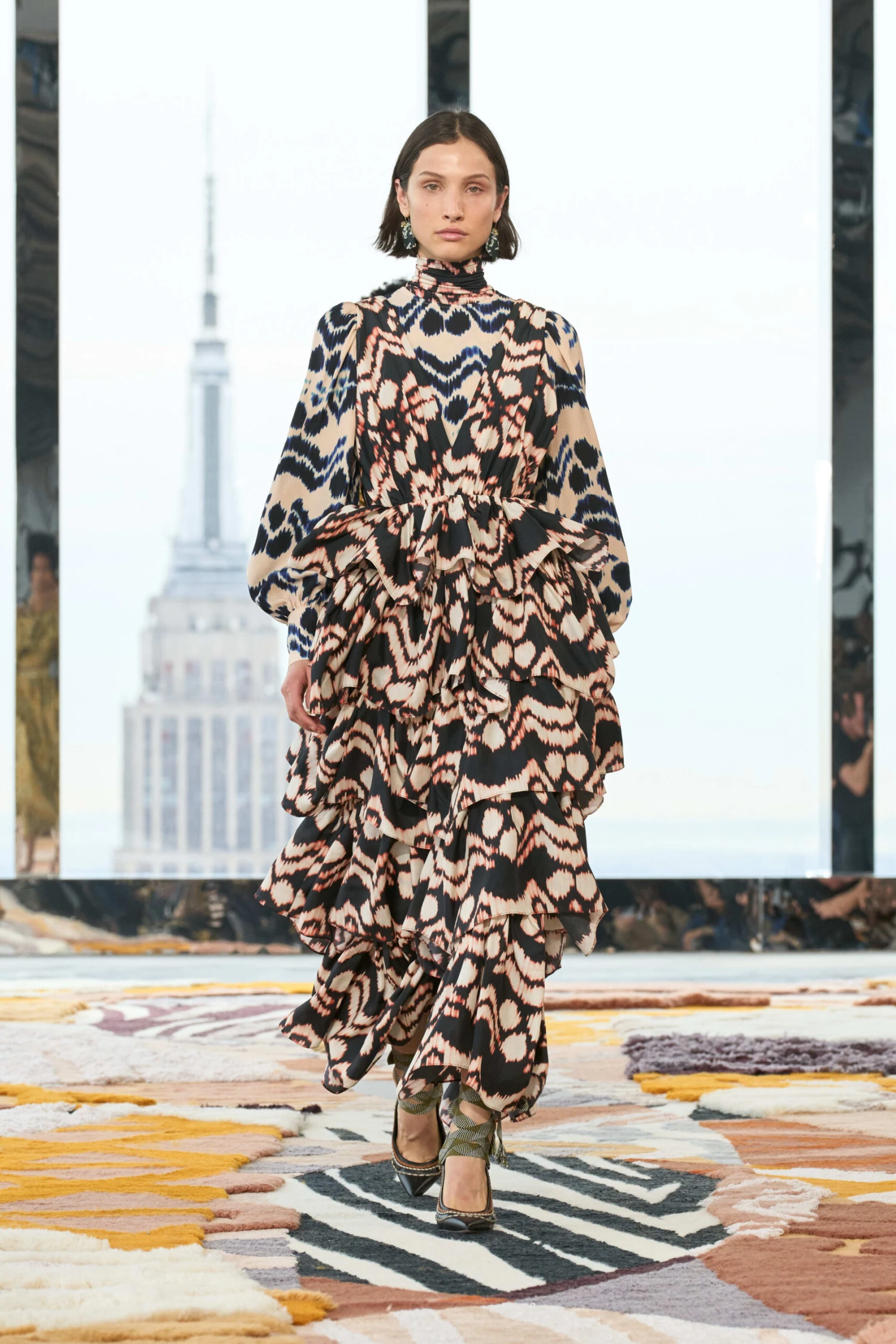 ULLA JOHNSON Dephne Dress - Obsidian 2 ULLA JOHNSON Dephne Dress - Obsidian - Image 2