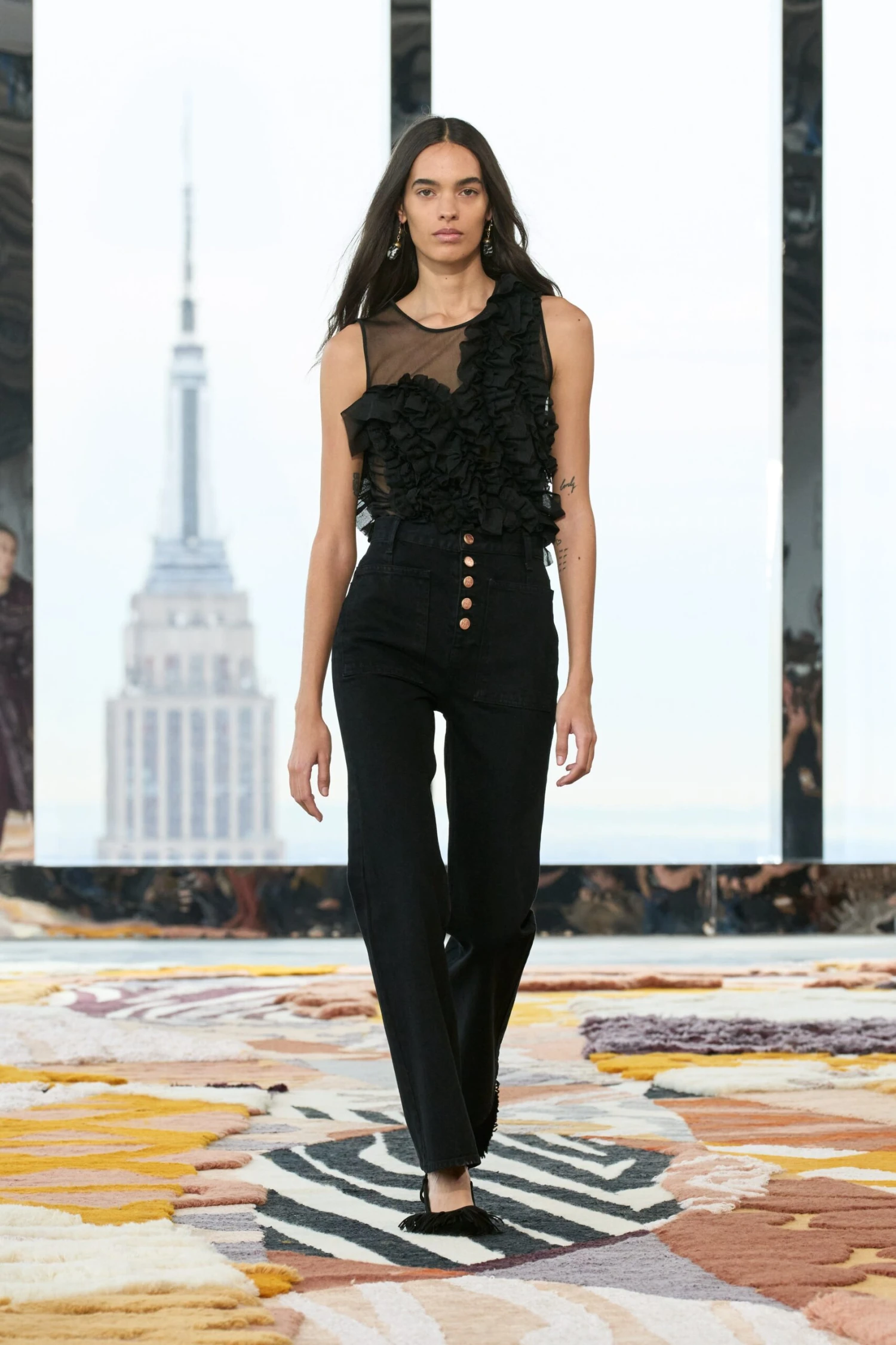 ULLA JOHNSON Winnifred Top - Noir 6 ULLA JOHNSON Winnifred Top - Noir - Image 6