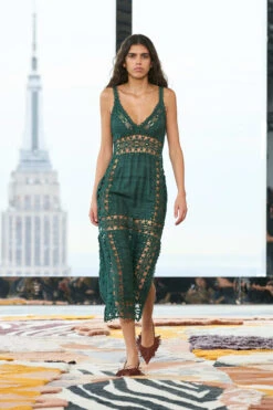 ULLA JOHNSON Shivani Dress - Cypress -ULLA JOHNSON Outlet UJ AW23 44 Filippo