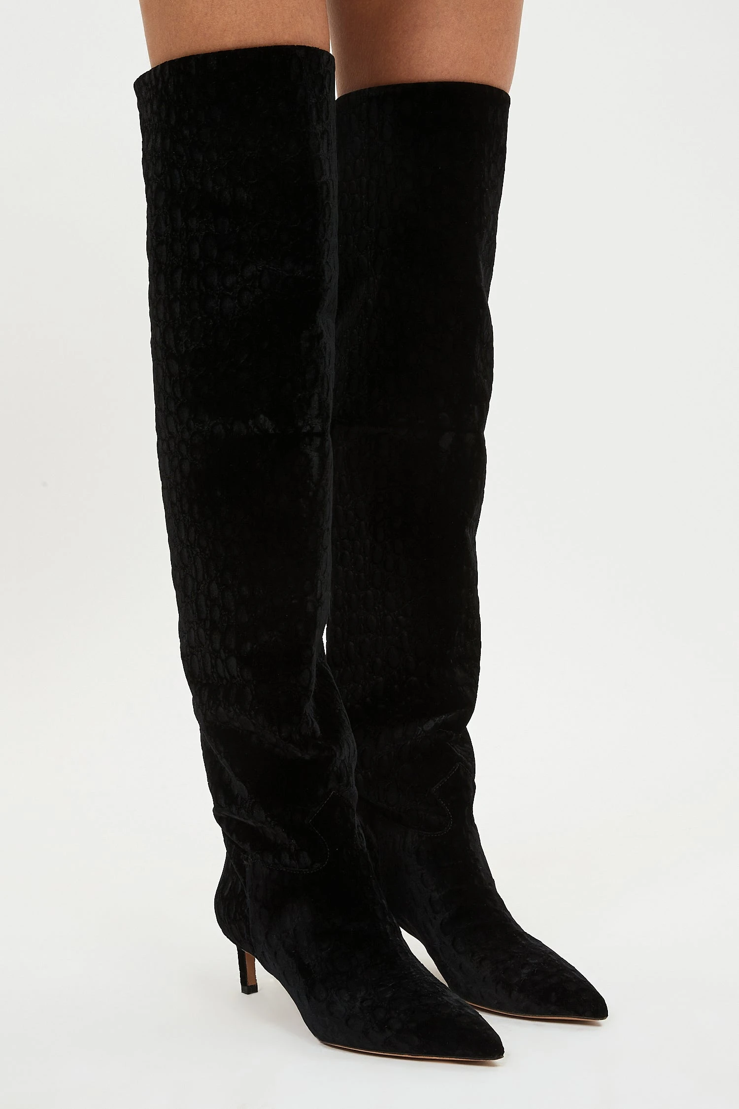 ULLA JOHNSON Carolina Over The Knee Boot - Noir 2 ULLA JOHNSON Carolina Over The Knee Boot - Noir - Image 2