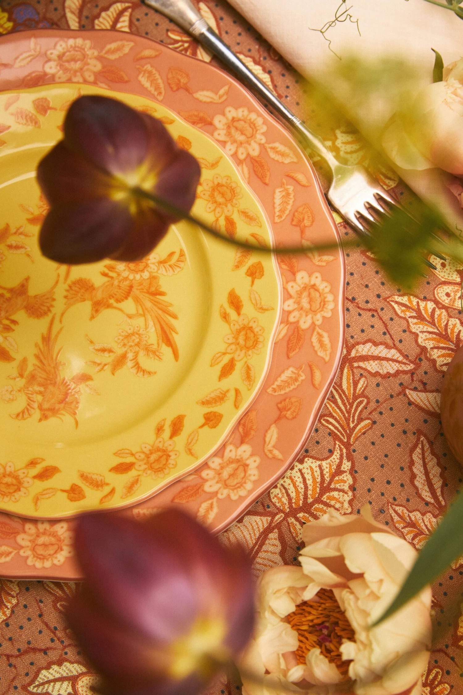 ULLA JOHNSON Dessert Plate - Chartreuse 2 ULLA JOHNSON Dessert Plate - Chartreuse - Image 2