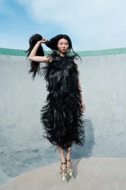 ULLA JOHNSON Therese Skirt - Noir 9 ULLA JOHNSON Therese Skirt - Noir -ULLA JOHNSON Outlet UJ PS25 PDP 4