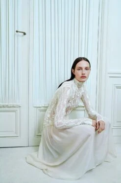 ULLA JOHNSON Sybil Drop Waist Dress - Cowrie -ULLA JOHNSON Outlet UJ PS26 1500x2250 27 6241e4a5 6149 495a 8677 2456bf887b2c