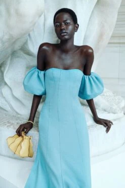 ULLA JOHNSON Nina Off The Shoulder Dress - Ocean -ULLA JOHNSON Outlet UJ PS26 1500x2250 5 c7304e24 c060 44ce 8b11 8c5c0792d0ba