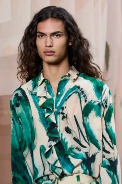 ULLA JOHNSON Study Blouse - Portrait In Green -ULLA JOHNSON Outlet UJ SS25 2x3 DETAILS 30 27f5ae69 0d9f 4bdd 9a81 da94ecd185ea