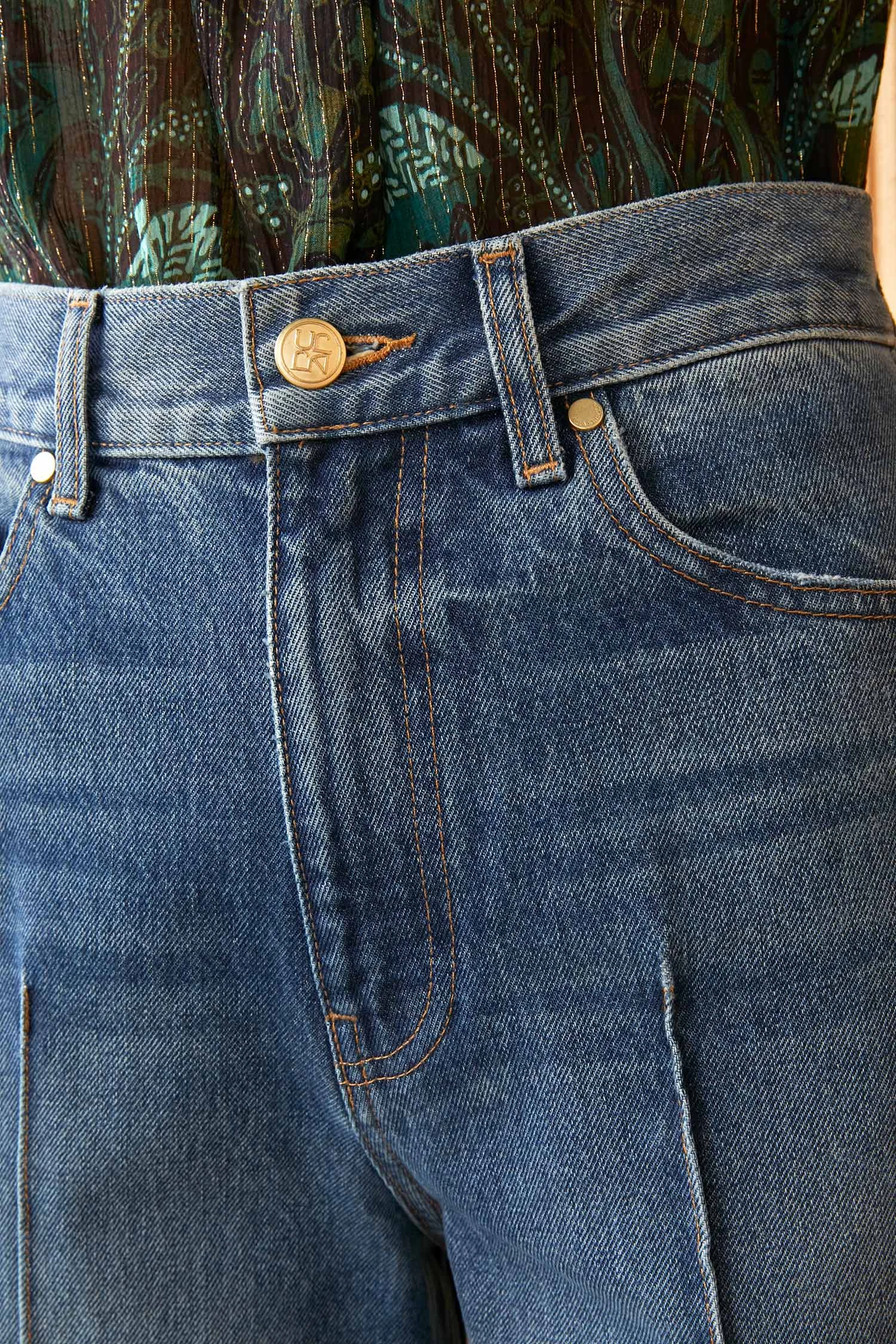 ULLA JOHNSON The Genevieve Jean - Danube Dark Indigo Wash 4 ULLA JOHNSON The Genevieve Jean - Danube Dark Indigo Wash - Image 4