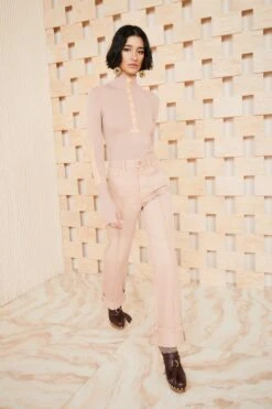 ULLA JOHNSON The Genevieve Jean - Rosewood Wash 8 ULLA JOHNSON The Genevieve Jean - Rosewood Wash -ULLA JOHNSON Outlet ULLA JOHNSON GENEVIEVE JEAN ROSEWOODWASH UJ990420 view 2