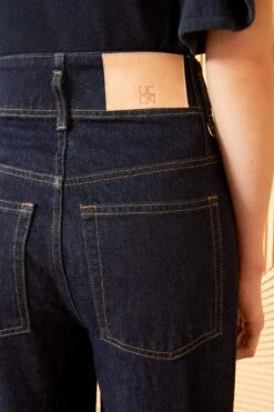 ULLA JOHNSON The Yvette Jean - Tigris Rigid Wash -ULLA JOHNSON Outlet ULLA JOHNSON YETTE JEAN TIGRIS RIGID WASH 03