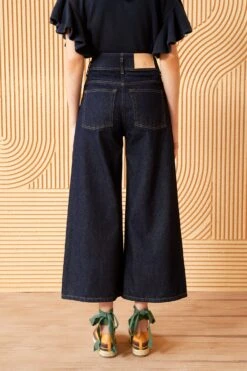 ULLA JOHNSON The Yvette Jean - Tigris Rigid Wash -ULLA JOHNSON Outlet ULLA JOHNSON YETTE JEAN TIGRIS RIGID WASH 05