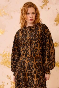 ULLA JOHNSON Coletta Applique Jacket - Saffron