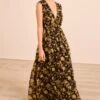 ULLA JOHNSON Aida Cascading Ruffle Gown - Forsythia