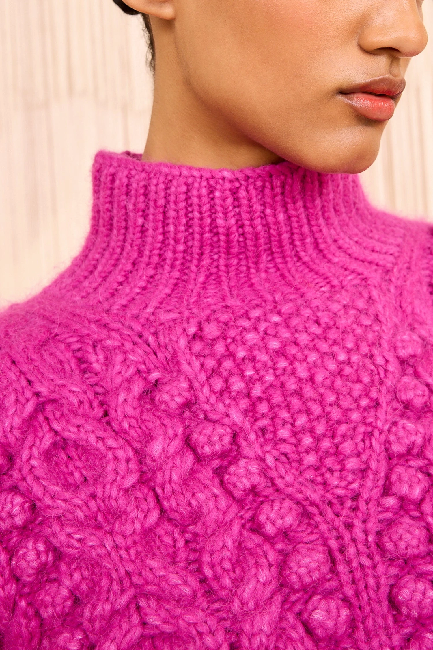 ULLA JOHNSON Albia Alpaca Knit Pullover - Rose 2 ULLA JOHNSON Albia Alpaca Knit Pullover - Rose - Image 2