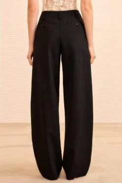 ULLA JOHNSON Ames Barrell Leg Trouser - Noir -ULLA JOHNSON Outlet ULLAJOHNSON AmesBarrellLegTrouser NOIR PS260406 04 4c7c6dfb 58cb 4577 92ee d32d6b321af9