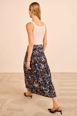 ULLA JOHNSON Blanche Pull On Midi Skirt - Moonlight Floral 9 ULLA JOHNSON Blanche Pull On Midi Skirt - Moonlight Floral -ULLA JOHNSON Outlet ULLAJOHNSON BLANCHESKIRT MOONLIGHTFLORAL UJ990808 05