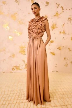ULLA JOHNSON Byzantine Silk Backless Gown - Desert Rose 10 ULLA JOHNSON Byzantine Silk Backless Gown - Desert Rose -ULLA JOHNSON Outlet ULLAJOHNSON ByzantineSilkBacklessGown DESERTROSE FA250149 03