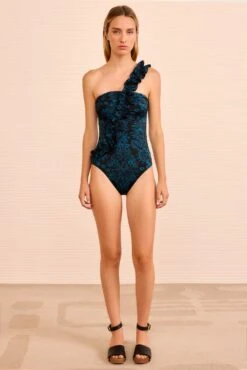 ULLA JOHNSON Capri One Shoulder Maillot - Eclipse Flora -ULLA JOHNSON Outlet ULLAJOHNSON CapriOneShoulderMaillot ECLIPSEFLORA PS261722 03