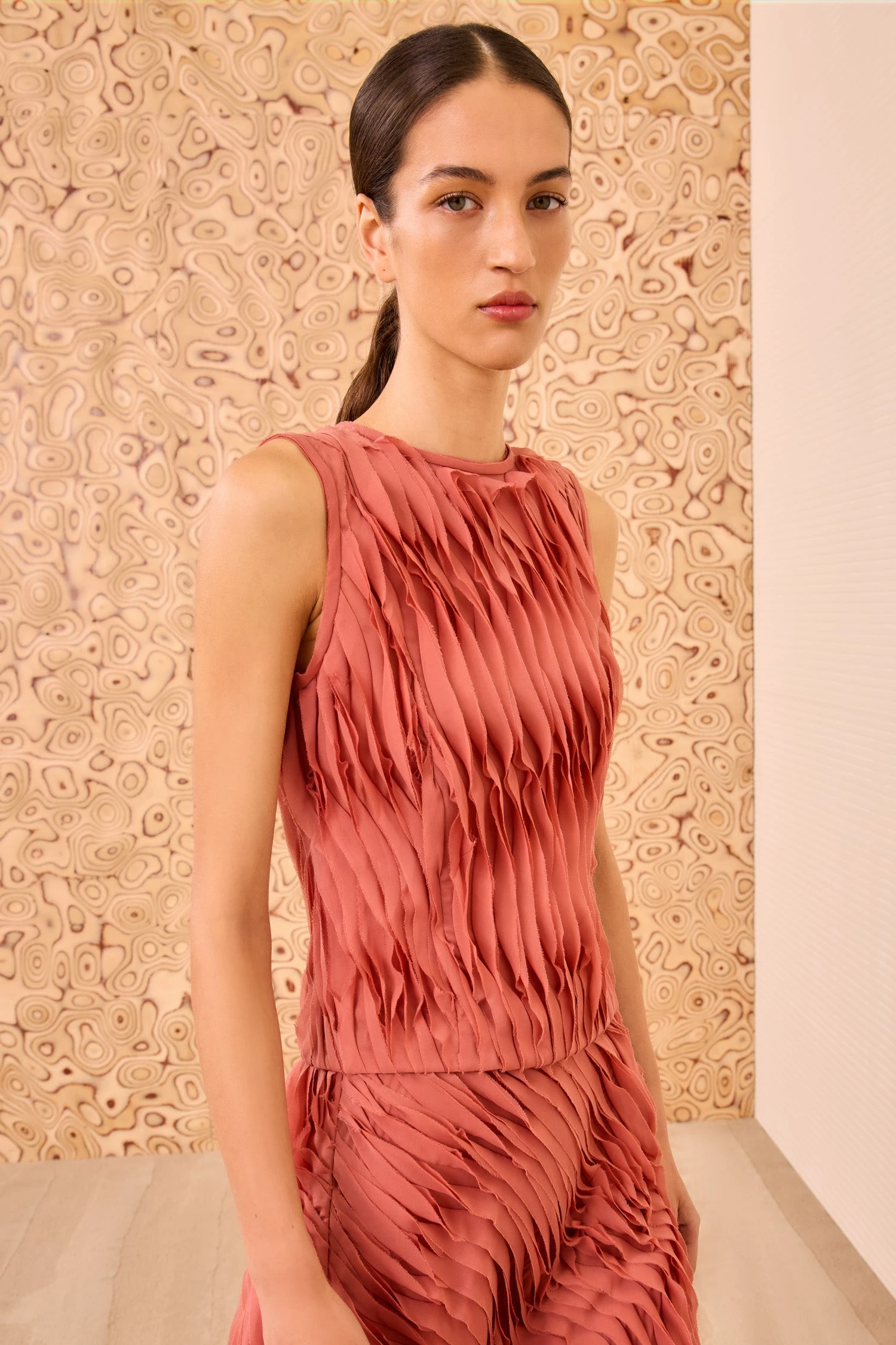 ULLA JOHNSON Celina SL Top - Chestnut 4 ULLA JOHNSON Celina SL Top - Chestnut - Image 4