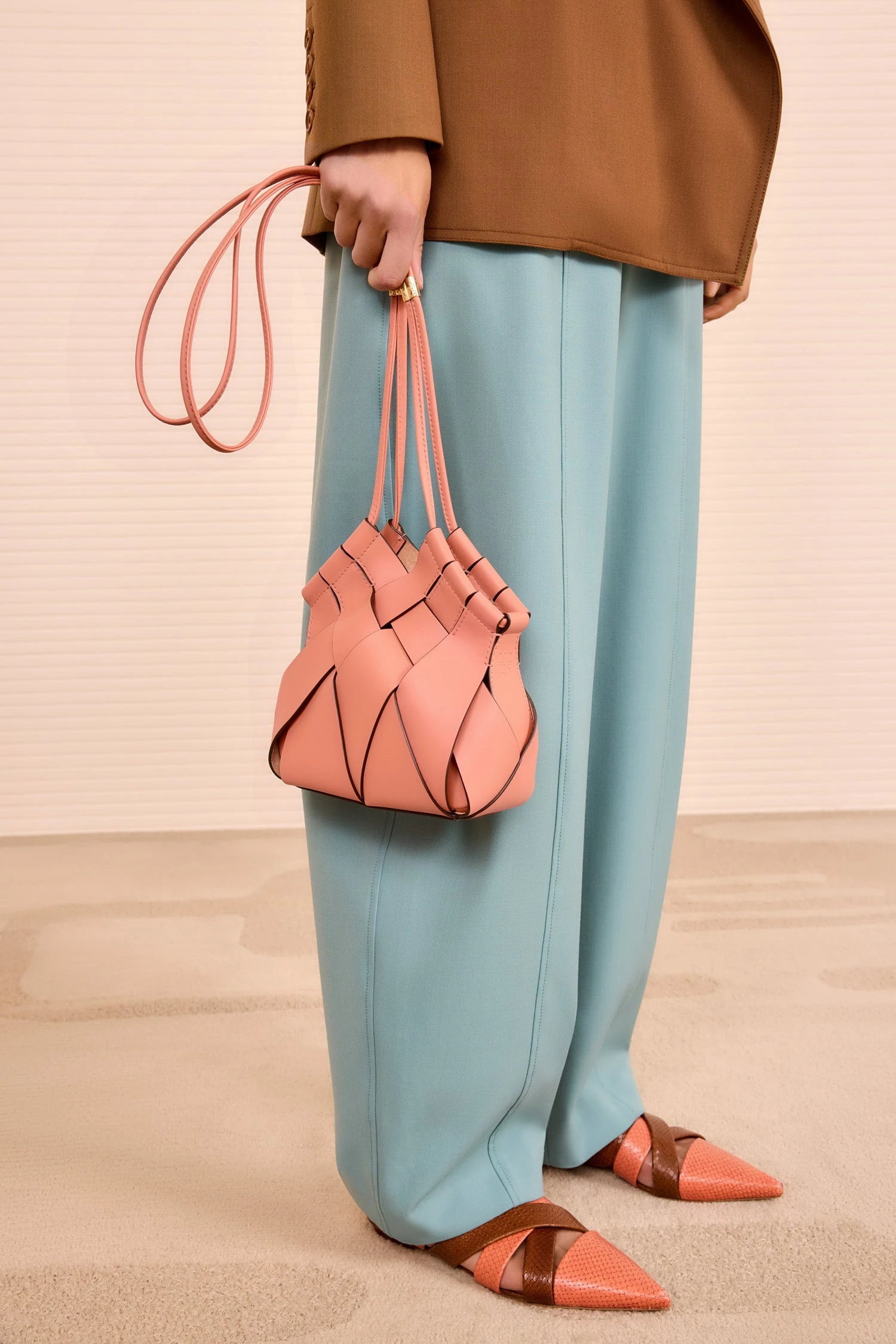 ULLA JOHNSON Charlotte Crossbody - Rose 5 ULLA JOHNSON Charlotte Crossbody - Rose - Image 5