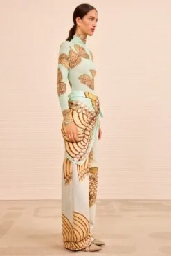 ULLA JOHNSON Chiara Scarf - Water Blossoms -ULLA JOHNSON Outlet ULLAJOHNSON ChiaraScarf WATERBLOSSOMS PS261302 04