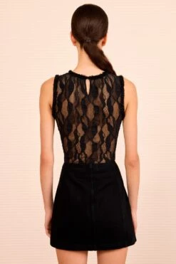 ULLA JOHNSON The Clara Mini Skirt - Noir -ULLA JOHNSON Outlet ULLAJOHNSON ClaraSkirt Noir UJ9903028 04 b13a41b7 9f13 4b7d b889 5f222f3c2a21