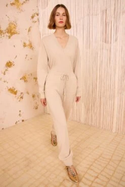 ULLA JOHNSON Danica Cashmere Pants - Melange -ULLA JOHNSON Outlet ULLAJOHNSON DanicaCashmerePants MELANGE FA250730 03 9d875fc6 79cf 4016 83df 1c21667d7c84