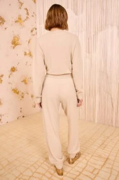 ULLA JOHNSON Danica Cashmere Pants - Melange -ULLA JOHNSON Outlet ULLAJOHNSON DanicaCashmerePants MELANGE FA250730 04 461b37b7 210e 489c 882c 4fef83a2c6dc