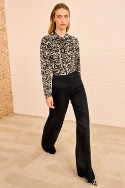 ULLA JOHNSON Delvine Blouse - Spotted Jasper