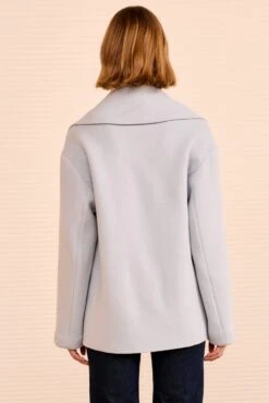 ULLA JOHNSON Diana Wool Peacoat - Slate 7 ULLA JOHNSON Diana Wool Peacoat - Slate -ULLA JOHNSON Outlet ULLAJOHNSON DianaWoolPeacoat SLATE PS261201 04