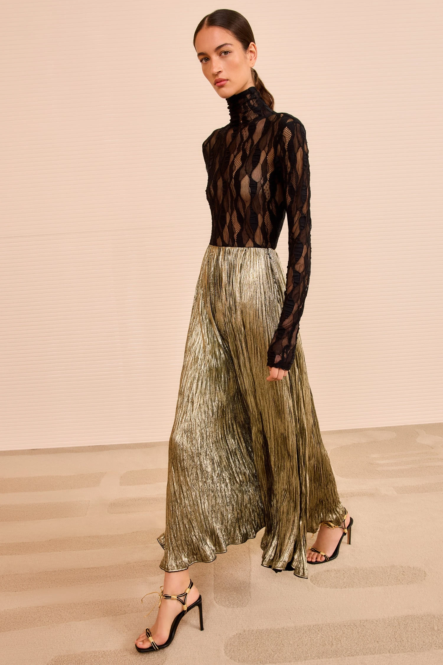 ULLA JOHNSON Elsa Pleated Long Skirt - Lumen 3 ULLA JOHNSON Elsa Pleated Long Skirt - Lumen - Image 3