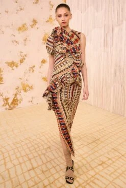 ULLA JOHNSON Estela Jacquard Sleeveless Dress - Ametrine