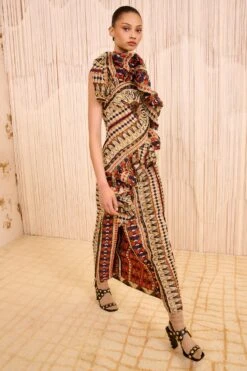 ULLA JOHNSON Estela Jacquard Sleeveless Dress - Ametrine -ULLA JOHNSON Outlet ULLAJOHNSON EstelaJacquardSleevelessDress AMETRINE FA250151 03