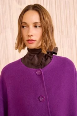 ULLA JOHNSON Fernanda Double Faced Wool Oversized Coat - Thistle 10 ULLA JOHNSON Fernanda Double Faced Wool Oversized Coat - Thistle -ULLA JOHNSON Outlet ULLAJOHNSON FernandaDoubleFacedWoolOversizedCoat THISTLE FA251211 03